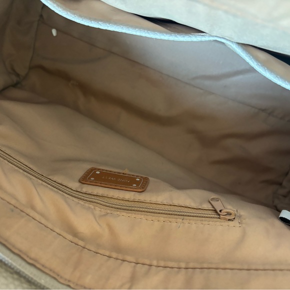 NINE WEST Wirkin Satchel or Crossbody bag in gray and pale pink - Picture 4 of 5